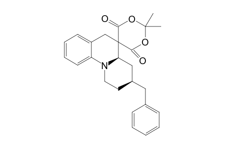 2',2'-Dimethyl-9-benzyl-2,3,4,4a,5,6-hexahydro-1H-spiro[benzo[c]quinolizine-5,5'-dioxane]-4',6'-dione