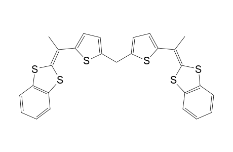 Bis[5-(6-methyl-1,4-benzodithiafulven-6-yl)-2-thienyl]methane