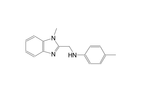 4-methyl-N-[(1-methyl-1H-benzimidazol-2-yl)methyl]aniline