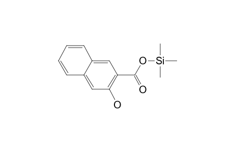 3-Hydroxy-2-naphthoic acid, tms derivative