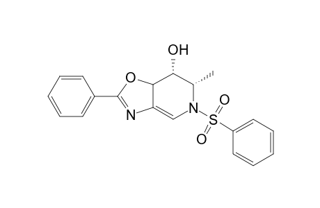 (6S,7R)-6-Methyl-2-phenyl-5-(phenylsulfonyl)-5,6,7,7a-tetrahydro-oxazolo[4,5-c]pyridin-7-ol