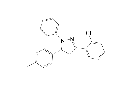 3-(2-Chlorophenyl)-5-(4-methylphenyl)-1-phenyl-4,5-dihydro-1H-pyrazole
