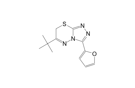 6-tert-butyl-3-(2-furyl)-7H-[1,2,4]triazolo[3,4-b][1,3,4]thiadiazine