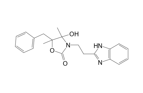 2(3H)-Oxazolone, 3-[2-(1H-1,3-benzimidazol-2-yl)ethyl]dihydro-4-hydroxy-4,5-dimethyl-5-(phenylmethyl)-
