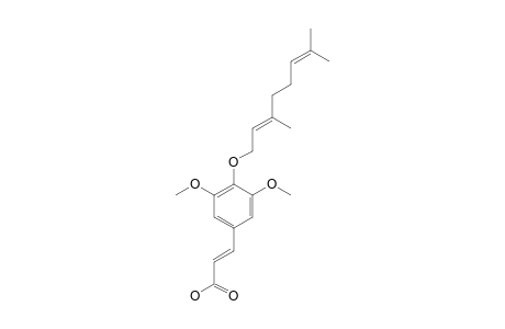 4-Geranoylsinapic Acid