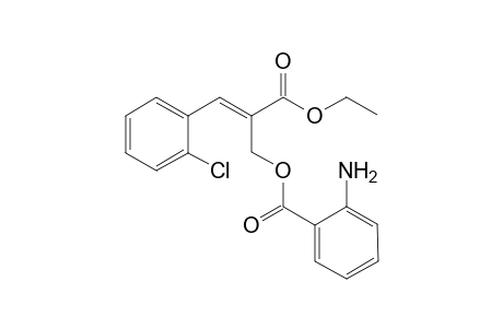 Ethyl 2-{[2'-(aminophenyl)carbonyl]oxymethyl}-3-(2"-chlorophenyl)prop-2-enoate
