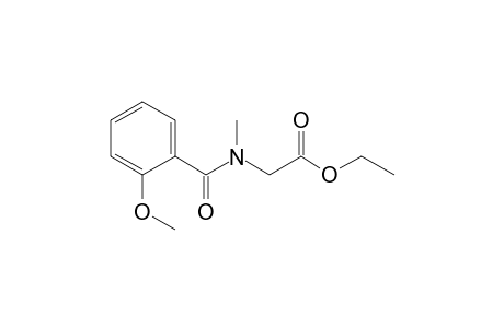 Sarcosine, N-(2-methoxybenzoyl)-, ethyl ester