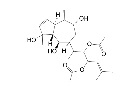 ((1R*,3R*,5S*,6R*,7S*,9Z*)-5-(2',3'-diacetoxy-1',5'-dimethyl-4'-en-1'-yl)-2,8-dimethylenebicyclo[5.3.0]decan-3,6,8-triol