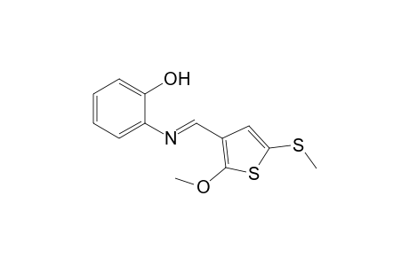 3-[(2'-Hydroxyphenyl)iminomethyl]-2-methoxy-5-(methylsulfanyl)-thiophene