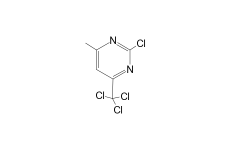 2-chloranyl-4-methyl-6-(trichloromethyl)pyrimidine