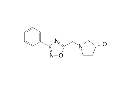 (3R)-1-[(3-Phenyl-1,2,4-oxadiazol-5-yl)methyl]-3-pyrrolidinol