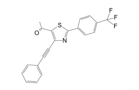 2-(4'-Trifluoromethylphenyl)-5-acetyl-4-(phenylethynyl)thiazole