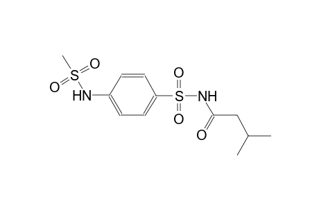 benzenesulfonamide, N-(3-methyl-1-oxobutyl)-4-[(methylsulfonyl)amino]-