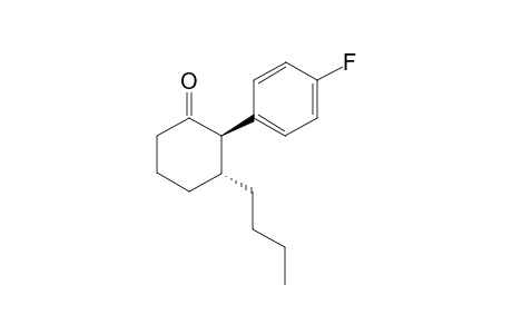 trans-3-Butyl-2-(4-fluorophenyl)cyclohexan-1-one