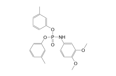 bis(3-methylphenyl) 3,4-dimethoxyphenylamidophosphate