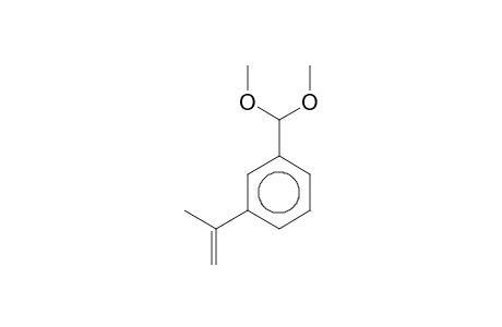Benzene, 1-(dimethoxymethyl)-3-(1-methylethenyl)-