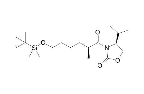 (2S)-3-[6-(tert-Butyldimethylsiloxy)-2-methylhexanoyl]-(4S)-4-isopropyloxazolidin-2-one
