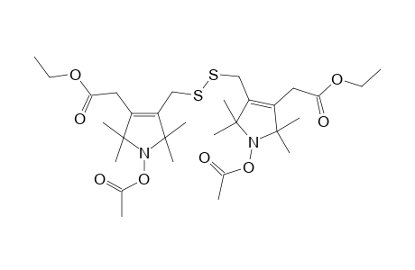 [4,4-Bis[1-Acetyl-2,5-dihydro-3-ethoxycarbonylmethyl-2,2,5,5-tetramethyl-1H-pyrrol-1-yloxy radical] dimethyl disulfide