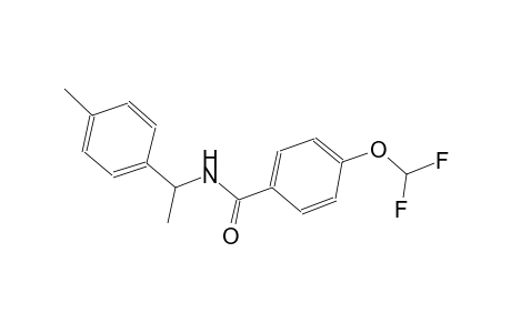 4-(difluoromethoxy)-N-[1-(4-methylphenyl)ethyl]benzamide