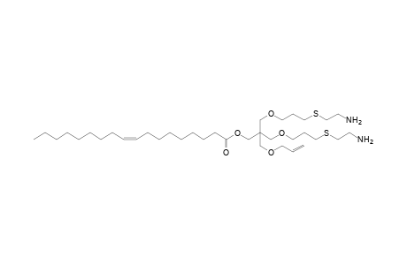 Tri (methoxypropyl thioethanol amine) 1-ethyl oleic ester