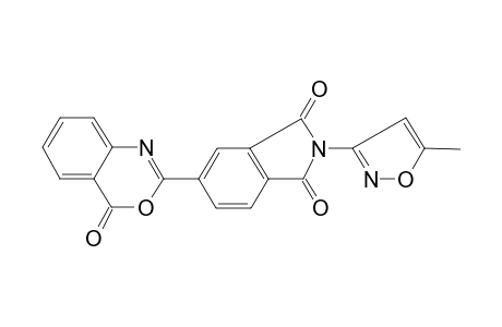 2-(5-Methyl-isoxazol-3-yl)-5-(4-oxo-4H-benzo[d][1,3]oxazin-2-yl)-isoindole-1,3-dione