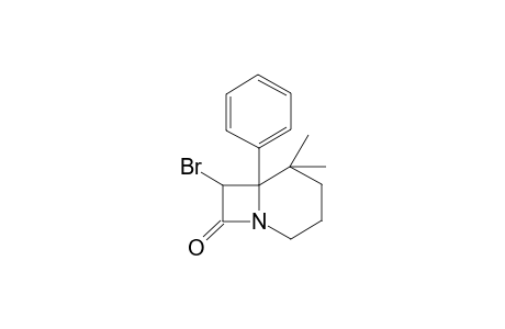 1-Aza-7-bromo-5,5-dimethyl-6-phenyl-bicyclo[4.2.0]octan-8-one
