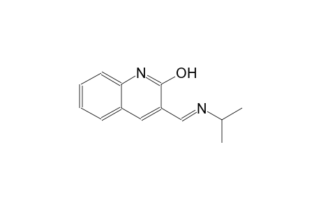 3-((E)-{[(E)-1-methylethyl]imino}methyl)-2-quinolinol