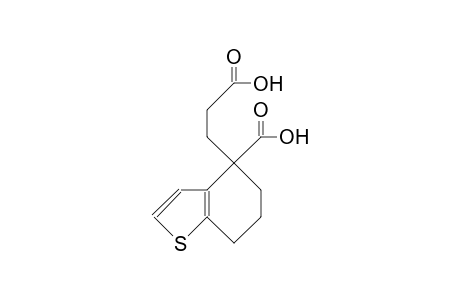 4-Carboxy-4,5,6,7-tetrahydro-4-benzo(B)thiophenepropionic acid