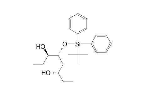 4(R*)-tert-Butyldiphenylsilyloxy-3(R*,S*),6(S*)-dihydroxy-1-octene