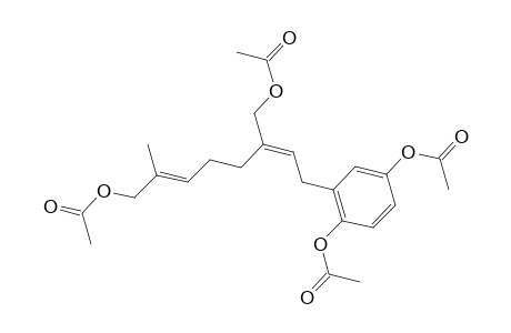 4-(Acetyloxy)-2-((2Z,6E)-8-(acetyloxy)-3-[(acetyloxy)methyl]-7-methyl-2,6-octadienyl)phenyl acetate