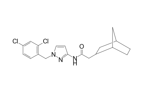 2-{bicyclo[2.2.1]heptan-2-yl}-N-{1-[(2,4-dichlorophenyl)methyl]-1H-pyrazol-3-yl}acetamide