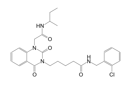 5-(1-[2-(sec-butylamino)-2-oxoethyl]-2,4-dioxo-1,4-dihydro-3(2H)-quinazolinyl)-N-(2-chlorobenzyl)pentanamide