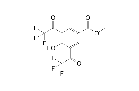 Methyl 4-hydroxy-3,5-bis(trifluoroacetyl)benzoate