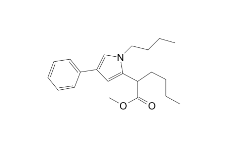 2-(1-Butyl-4-phenyl-1H-pyrrol-2-yl)hexanoic acid methyl ester