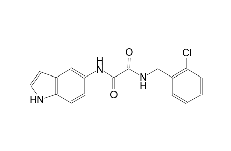 ethanediamide, N~1~-[(2-chlorophenyl)methyl]-N~2~-(1H-indol-5-yl)-