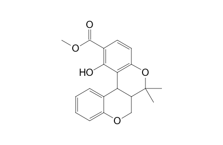 1-Hydroxy-6,6-dimethyl-6a,12b-dihydro-6H,7H-5,8-dioxabenzo[c]phenanthren-2-carboxylic acid methyl ester