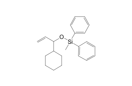 1-(Cyclohexyl)-1-(diphenylmethylsilyloxy)prop-2-ene