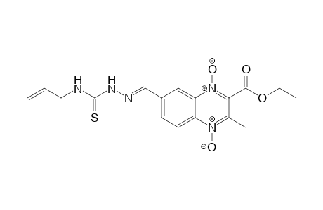 4-Allyl-1-(2-ethoxycarbonyl-3-methyl-1,4-dioxidequinoxaline-7-yl)methylidene thiosemicarbazide