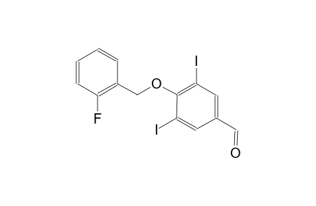 benzaldehyde, 4-[(2-fluorophenyl)methoxy]-3,5-diiodo-