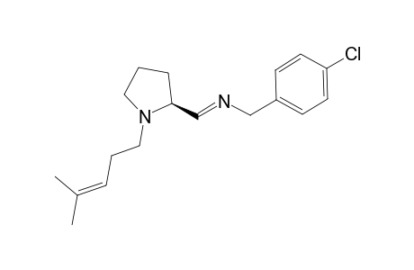 N-(4'-Methyl-3-pentenyl)-(S)-prolinal (4'-chlorobenzyl)imine