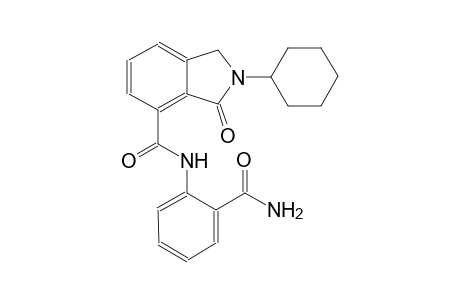 1H-isoindole-4-carboxamide, N-[2-(aminocarbonyl)phenyl]-2-cyclohexyl-2,3-dihydro-3-oxo-