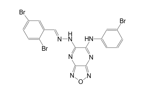 benzaldehyde, 2,5-dibromo-, [6-[(3-bromophenyl)amino][1,2,5]oxadiazolo[3,4-b]pyrazin-5-yl]hydrazone