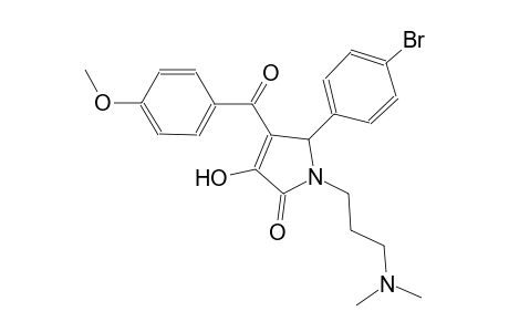 2H-pyrrol-2-one, 5-(4-bromophenyl)-1-[3-(dimethylamino)propyl]-1,5-dihydro-3-hydroxy-4-(4-methoxybenzoyl)-