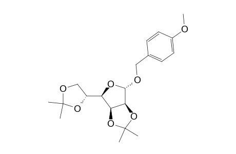(3aS,4S,6R,6aS)-6-[(4R)-2,2-dimethyl-1,3-dioxolan-4-yl]-2,2-dimethyl-4-p-anisyloxy-3a,4,6,6a-tetrahydrofuro[3,4-d][1,3]dioxole