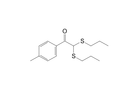 p-tolylglyoxal, 1-(dipropyl mercaptal)