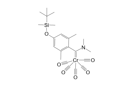 Pentacarbonyl{(dimethylamino)[4-(tert-butyldimethylsiloxy)-2,6-dimethylphenyl]methylene}chromium(0)