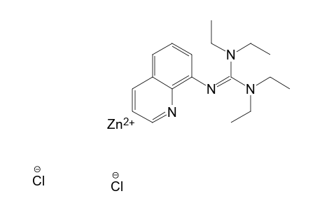 1,1,3,3-Tetraethyl-2-(8-quinolyl)guanidine zinc(II) dichloride