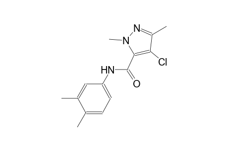 4-chloro-N-(3,4-dimethylphenyl)-1,3-dimethyl-1H-pyrazole-5-carboxamide