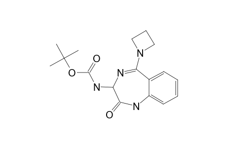 (5-AZETIDINYL-2-OXO-2,3,4,5-TETRAHYDRO-1H-BENZO-[E]-[1,4]-DIAZEPIN-3-YL)-CARBAMIC-ACID-TERT.-BUTYLESTER