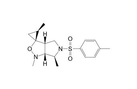 (2'R,3S,3aR,6S,6aR)-1,2',6-trimethyl-5-(4-methylphenyl)sulfonyl-spiro[3a,4,6,6a-tetrahydropyrrolo[3,4-c][1,2]oxazole-3,1'-cyclopropane]